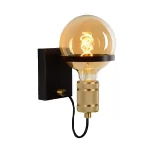 Image of Ottelien Modern Wall Light - Ø17,7cm - 1xE27 - Black