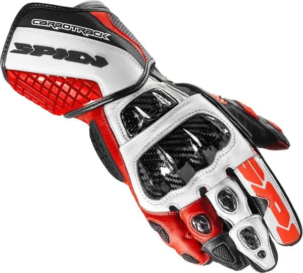 Image of Spidi Carbo Track Evo Black Red White Size 3XL