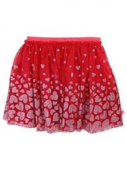 Image of Billieblush Girls Glitter Printed Tutu Skirt - Pink, Size Age: 12 Years, Women