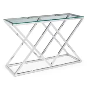Image of Julian Bowen Biarritz X Frame Console Table