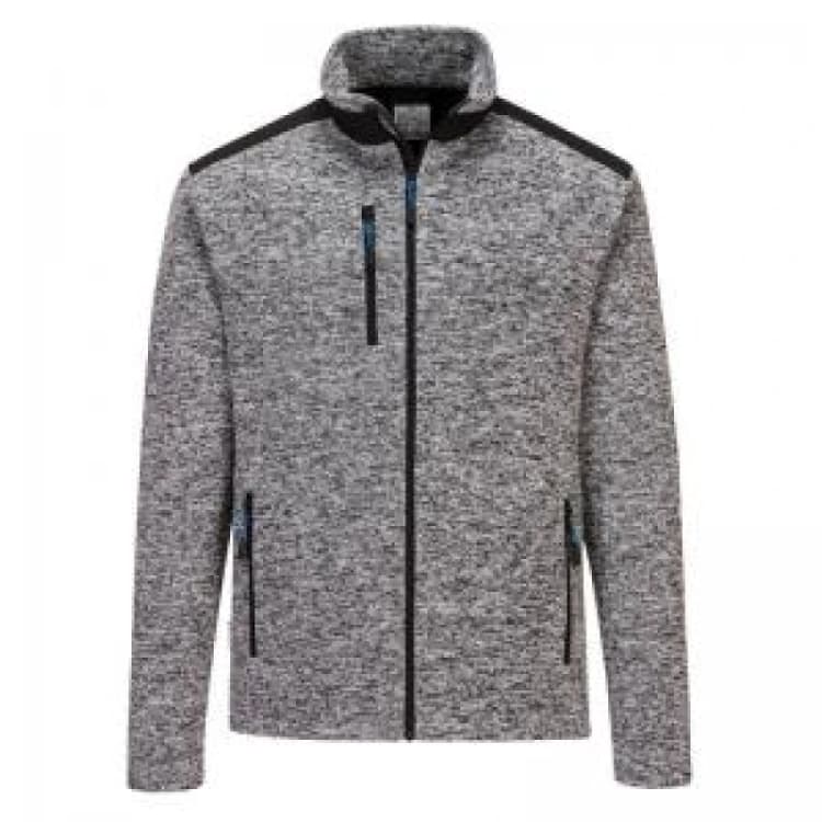 Image of Portwest KX3 Mens Performance Fleece Jacket T830PGRS Colour: Platinum Grey