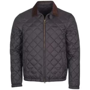 Image of Barbour Mens Vital Quilted Jacket Navy Large