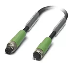 Image of Phoenix Contact 1404134 Sensor Cord, 8P, M8 Plug-M8 Rcpt, 0.6M