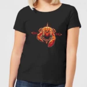 Image of Aquaman Brine King Womens T-Shirt - Black