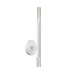 Image of One Up Down Integrated LED Wall Lamp, Matt White, Clear, 3000K, 900Lm
