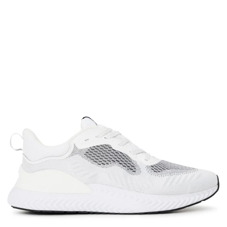 Image of Steve Madden Mens Slater N Low-Top Trainers White/Grey male 6 (39)