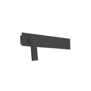 Image of Malko Sconce Wall Lamp LED 3W+10W Black
