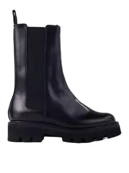 Image of Grenson Womens Black Doris Pull Up Chelsea Boot