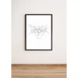 Image of LM3550SCT-010 Multicolor Decorative Framed MDF Painting