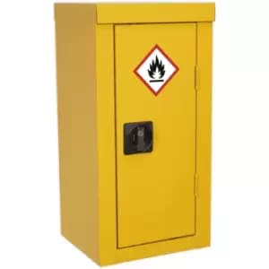 Image of Hazardous Substance Cabinet - 350 x 300 x 705mm - Single Door - 2 Point Key Lock