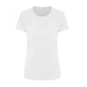 Image of Ecologie Womens/Ladies Ambaro Recycled Sports T-Shirt (L) (Arctic White)