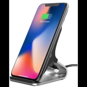Image of Universal Fast Charging QI Wireless Charging Stand Black