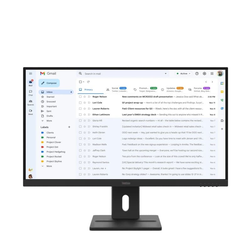 Image of Lenovo ThinkVision E27-40 Monitor 64BCMAT4UK
