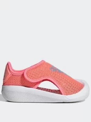 Image of adidas Altaventure Sport Swim Sandals, Red/Blue, Size 5 Younger