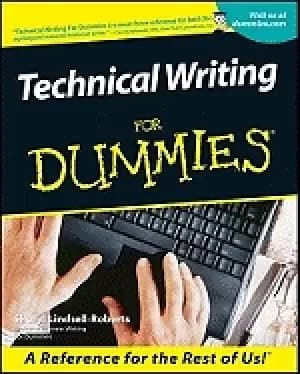Image of technical writing for dummies
