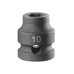 Image of Facom 6-POINT Stubby Impact Socket 1/2in Drive 10mm NSS.10A