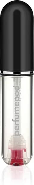 Image of Perfume Pod Pure Refillable Atomiser Black Unisex 5ml