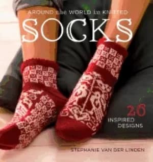 Image of around the world in knitted socks 26 inspired designs