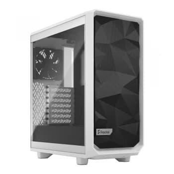 Image of Fractal Design Meshify 2 Compact Clear Tempered Glass PC Case - White