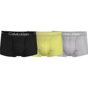 Image of Calvin Klein 3 Pack Trunks - Yellow