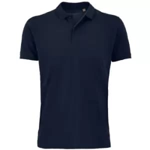 Image of SOLS Mens Planet Pique Organic Polo Shirt (XXL) (French Navy)