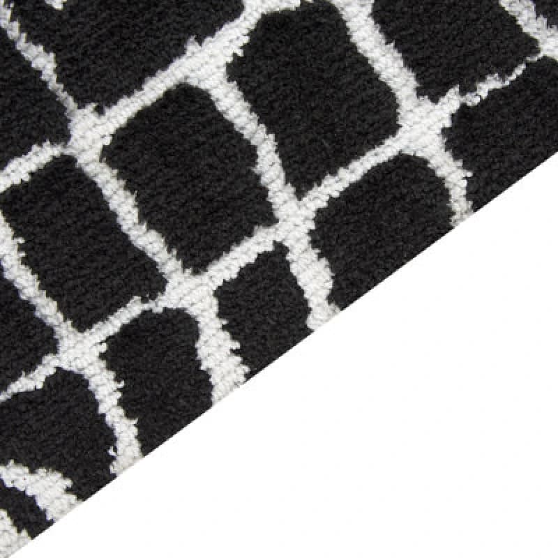 Image of Beliani Rug Punge Black 300 X 400 Cm