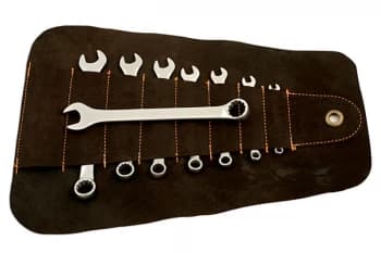 Image of Gunson 77125 Metric Combination Spanner Set - 8pc