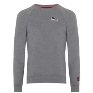 Image of Air Jordan AJ1 Crew Sweatshirt Juniors - Grey