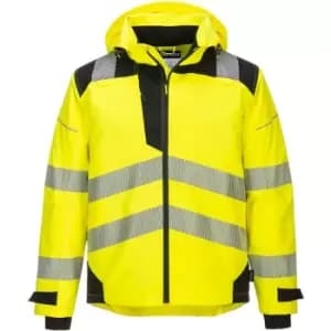 Image of Portwest - PW360YBRXXL - sz XXL PW3 Extreme Breathable Rain Jacket Yellow/Black