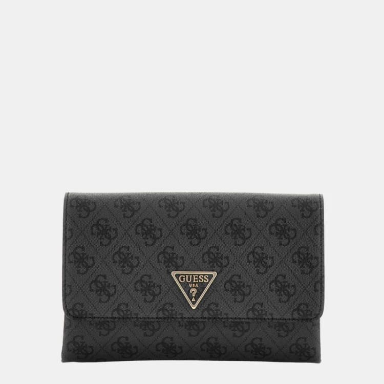 Image of Guess Womens Noelle Clutch Bag Black female One Size