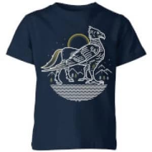 Image of Harry Potter Buckbeak Kids T-Shirt - Navy - 11-12 Years