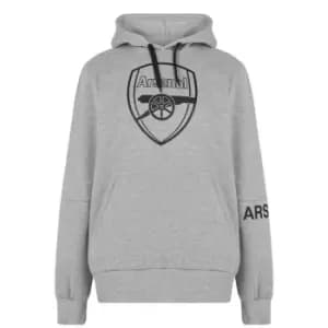 Image of Team Badge Hoodie Mens - Grey