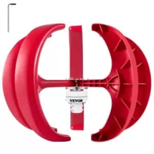 Image of Vevor Lantern Wind Turbine Generator Vertical Axis 100w/12v 5 Blades With Light