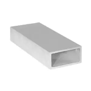 Image of Anodized Aluminum Bar Rectangular Tube Profile Straight Edge - Pack of 10
