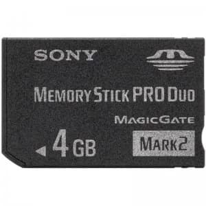 Image of Sony 4GB Memory Stick PRO Duo Card