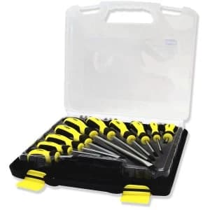 Image of Rolson 10 Piece Screwdriver Set with Storage Case