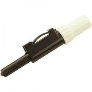 Image of Jack plug Plug straight Pin diameter 4mm White SKS Hirschmann