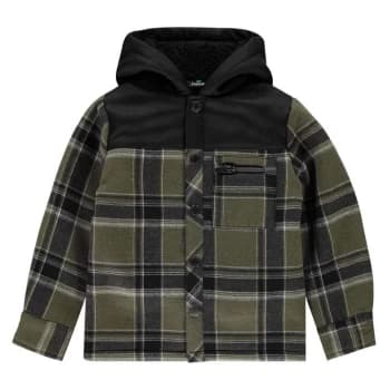 Image of Firetrap Shirt - Olive/Blk Lined