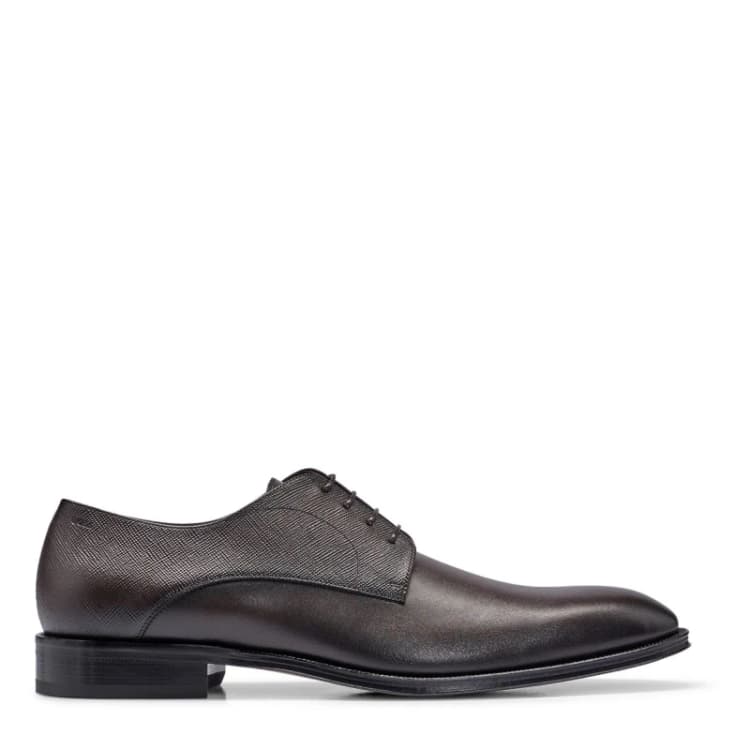 Image of Boss Mens Derrek Derby Shoes Dark Brown male 7 (41)