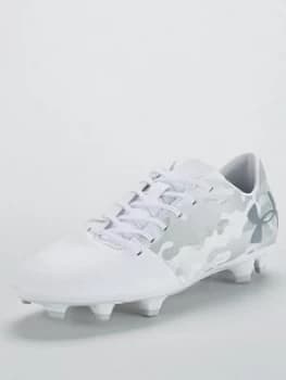 Image of Urban Armor Gear Mens Spotlight Dl Firm Ground Football Boots White Size 7 Men