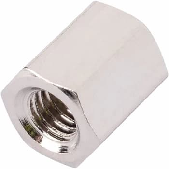 Image of R-TECH 524377 Hex Threaded F-F Spacers Brass M3 6mm - Pack Of 25