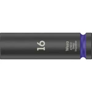 Image of Wera 8790C Impaktor 1/2" Drive Deep Hexagon Impact Socket 1/2" 16mm