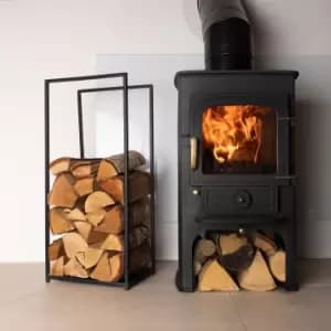 Image of Snug - Fireside Dogwood Iron Firewood Hold Black