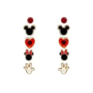 Image of Disney Mickey and Minnie Mouse 5 Piece Stud Earring Set