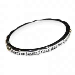 Image of Equilibrium 2 Tone Hinged Grandma Friend Bangle