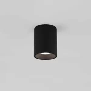 Image of Superceded - Kos Outdoor Round Surface Mounted LED Downlight Textured Black IP65
