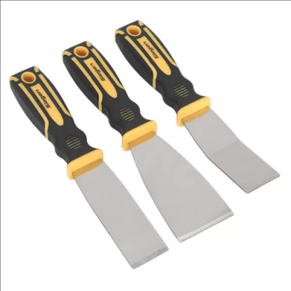 Image of Genuine SEALEY S0600 Rigid Blade Scraper Set 3pc