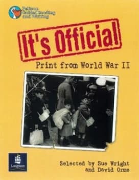 Image of Its Official Print from World War Ii Year 6 Reader 12 by David Orme Book