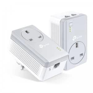 Image of TP Link AV1000 Gigabit Passthrough Powerline Starter Kit