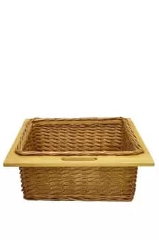 Image of Pull Out Wicker Kitchen Basket 600mm